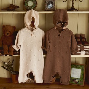 Tutina Vintage in Cotone Primaverile per Neonati e Bambini, Pagliaccetto Lungo con Cappello Lavorato a Maglia, Colore Puro, 6-24 Mesi con Maniche Lunghe - Product Image 1