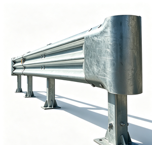 Barrière de sécurité routière en acier thermolaqué anti-corrosion pour autoroute au Qatar - Prix de gros - Product Image 1