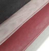 Tissu en maille de tulle respirant léger sans formaldéhyde dentelle en nylon teint uni avec fonction extensible pour robes de mariée voiles