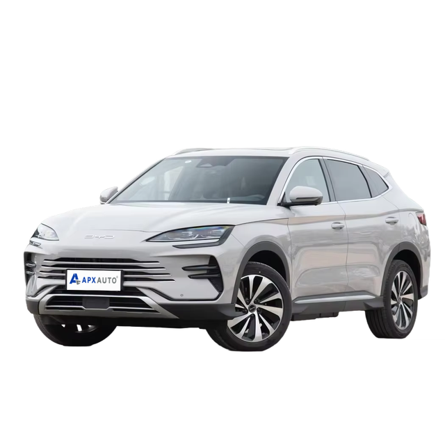 2024 BYD Song PLUS DMi 150km New Automatic FWD Hybrid Fuel Leather Seats Aluminum Roof Rack R19 Tires LED Lights 360 Camera