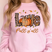 Transferts DTF prêts à poser pour T-shirts, motif Amour d'automne, pour presse à chaud