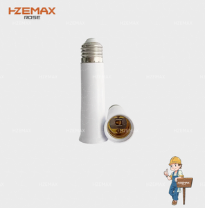 Trắng kim loại PC an toàn <span class=keywords><strong>E27</strong></span> Đèn chủ Adapter vít phong cách mở rộng ổ cắm loại cơ sở cho chủ sở hữu đèn & đèn căn cứ - Product Image 1