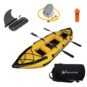 Kayak Inflable de PVC de Grado Militar TK-2 2024 para 2 Personas, Listo para Navegar, con Piso de Tecnología Drop Stitch, Remo, Asiento Trasero con Cojín - Product Image 2