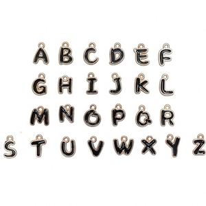 26 Piezas de Dijes de Letras, Colgantes de Alfabeto con Iniciales Esmaltadas de Doble Cara, Suministros de Decoración para Collares, Pulseras, Llaveros y Pendientes DIY - Product Image 1