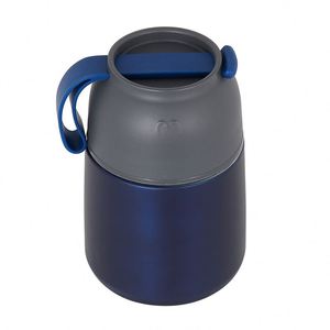 24 OZ Stainless Steel Insulated Food Jar with Folding Spoon, Leakproof Vacuum Food Container for Soup - Product Image 2