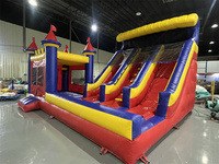 Maison gonflable gonflable pour enfants et adultes, château gonflable, équipement de course d'obstacles à vendre
