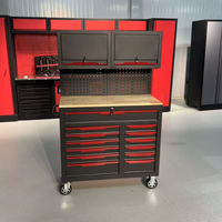 Chariot d'atelier mobile en acier laminé à froid pour garage, chariot de rangement pour réparation automobile, roues robustes, capacité 300 kg, 6 tiroirs, OEM