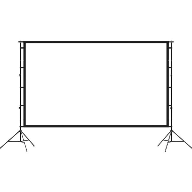 150 Inch Triple Stand 4K HD Home Cinema Projector Screen 16/9 DLP LCD Outdoor Travel Fold Projector Screen with Portable Bag