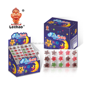 Precio de fábrica Mini Mezcla de colores en forma de <span class=keywords><strong>estrella</strong></span> Halal Soft Jelly Candy Fruit Flavored Gummy Candy Fabricante - Product Image 1