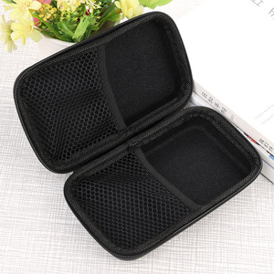 เคสซิป EVA สำหรับหูฟัง พาวเวอร์แบงค์ กล่องเก็บสายดาต้า สีดำ ฝาครอบป้องกัน พร้อมตะขอเกี่ยวคาราบิเนอร์ - Product Image 2