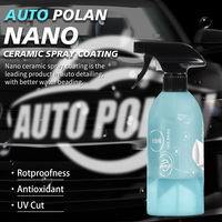 Aerosol de recubrimiento de cerámica nano para el cuidado del automóvil de alta calidad 9h 10h NANO recubrimiento LOGO rociar rápidamente 500ml