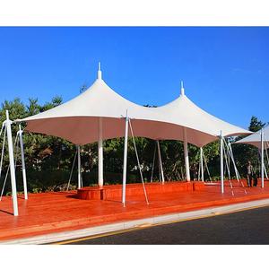 Structure de membrane imperméable, auvent pare-soleil, pavillon paysager, abri, structures de membrane paysagères, tente paysagère - Product Image 1