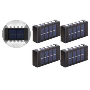 Đèn đường năng lượng mặt trời LY, sử dụng pin, chống nước IP65, ánh sáng ban ngày 6000K, chất liệu nhựa ABS, dùng cho sân vườn, điều khiển từ xa - Product Image 1