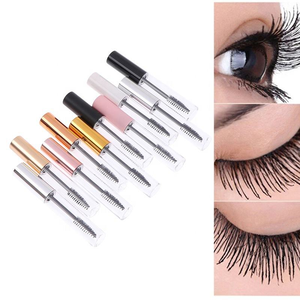 10ML Empty Plastic <b>Mascara</b> Tubes Multi-Color Electroplated Lid Cosmetic Packaging - Product Image 3