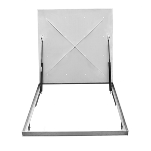 2025년 신형 사각형 금속 유틸리티 액세스 커버 스테인리스 스틸 유압 맨홀 커버 주거 지역용 - Product Image 1