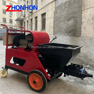 Machine à projeter le béton 380V à <span class=keywords><strong>prix</strong></span> abordable, machine à projeter le mortier, pulvérisateur de mortier facilement déplaçable - Product Image 5