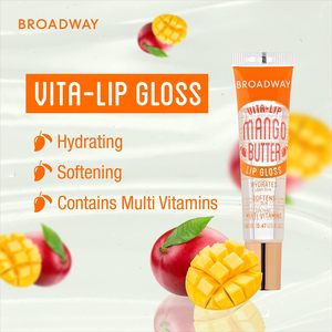 Ruby Kisses Broadway Vita-Lip Clear Lip Gloss 5 gói độ bóng cao không dính kết thúc siêu dưỡng ẩm Công Thức Làm dịu môi vitamin - Product Image 6