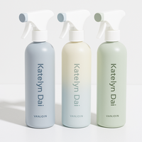 Bouteilles de pulvérisation de cheveux à brouillard fin transparent personnalisé avec déclencheur 100ml 300ml 500ml bouteille en plastique vide pulvérisateurs déclencheur à main bouteille de pulvérisation