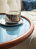 Table d'appoint Jellyfish Stone en acier inoxydable, style vintage, pour salon