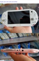 Console de jeu WiFi PS Vita PSV1000/PSV2000 authentique rose rouge métal argenté