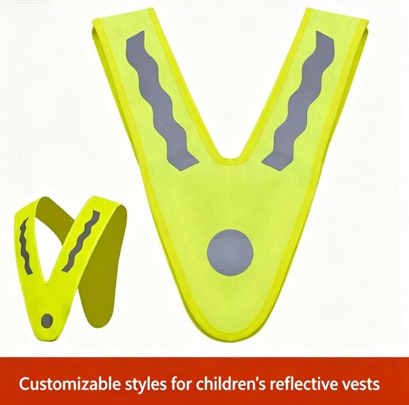Kids V shaped Reflective Safety Vest
