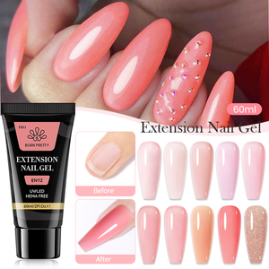 BORN PRETTY PRO 60ml Hema Free Quick Extension <span class=keywords><strong>Gel</strong></span> Acrylique Ongles Soak Off <span class=keywords><strong>Uv</strong></span> <span class=keywords><strong>Gel</strong></span> Nail Jelly Color Poly <span class=keywords><strong>Gel</strong></span> - Product Image 2