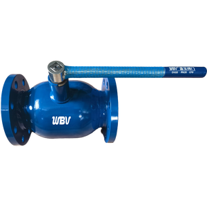 Válvula de bola con brida de paso completo totalmente soldada Q41HF-16/25C CF8 con manija de fijación de bola y pintura anticorrosión - Product Image 1