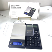 Balance à bijoux 2 en 1 poche électronique 1000g X 0.1g balance numérique à bijoux + calculatrice avec affichage LCD à chiffres