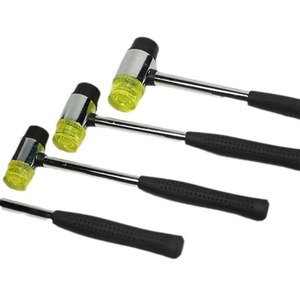 Mo Xuan Detachable Rubber <b>Hammer</b> Steel Handle Round Face Stonemason Tool For Furnish - Product Image 1