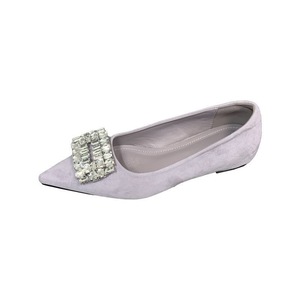 <span class=keywords><strong>Scarpe</strong></span> Eleganti da Sera Invernali Leggere con Tacco Interno, Fibbia Quadrata con Strass, Punta Affusolata e Stile Raffinato - Product Image 1