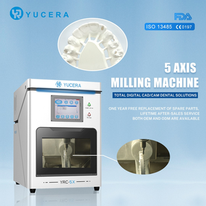Yrc 5x prezzo di fabbrica fresatrice dentale a secco 5 assi per C-morsetto e 90 gradi di fresatura verticale per CE/ISO con Software - Product Image 5