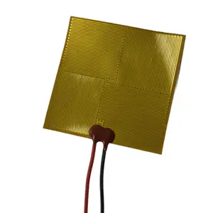 Customized 50x50mm 24v Polyimide Film Kapton Flexible Electric Heater