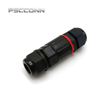 Connecteur d'alimentation circulaire étanche IP68 PSCCONN GW20 M20 à 2 broches, prise à bornes à vis 16A 400V pour câbles extérieurs haute puissance
