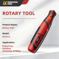 Outil rotatif KINGVOSPRO KD7013 pour la gravure, le ponçage, le polissage, le perçage, alimentation directe d'usine, type électrique sans fil, charge Type-C