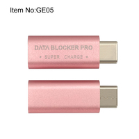 Convertisseur de données USB-C vers USB en alliage d'aluminium avec blocage de données, alimentation CA pour ordinateur portable, téléphone portable, ordinateur de bureau, compatible OEM