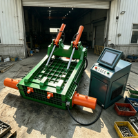 Presse à balles hydraulique robuste pour métaux, compacteur de ferraille à commande par écran tactile PLC pour le recyclage de l'aluminium, du cuivre et de l'acier