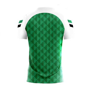 Nuovo arrivo maglia da calcio generica di alta qualità per il produttore di maglie da calcio con il fornitore all'ingrosso a buon mercato bianco e <span class=keywords><strong>verde</strong></span> maglia da calcio - Product Image 3