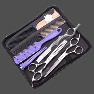 Professional Japan Steel Cut, Hair Scissors Set Cutting Shears Thinning Barber Scissor Hairdressing Scissors/