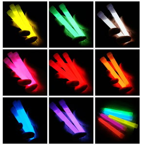 Bâtons lumineux géants de 6 pouces pour les concerts du Nouvel An et les fêtes du Mardi Gras, favoris qui brillent dans le noir - Product Image 5