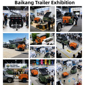 Nuevo Diseño de Mini Remolque de Viaje Compacto, Mini Remolque de Campamento Aerodinámico en Forma de Lágrima para Campamentos Individuales y Viajes de Aventura Individuales - Product Image 5