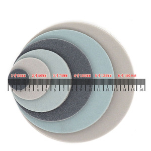 SDPSI3/5/6 Zoll runde Schwamms chleif scheibe Schaum Schleifpapier Hakens ch laufe Beflockung Selbst klebendes Poliers chleifen 300-3000Grit - Product Image 3