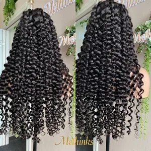 Para las mujeres negras al por mayor superventas cabello brasileño 10 pulgadas cabello humano encaje completo peluca rizada