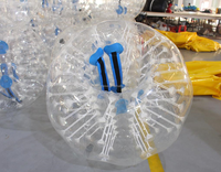Ballon de football gonflable pour enfants et adultes en PVC/TPU, ballon de football à bulles, ballon Zorb