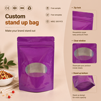 Sacs en Mylar Métallisés avec Fenêtre Transparente, Sachets Doypack Refermables pour Stockage Alimentaire – Fabricant