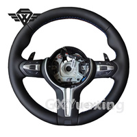 Vente chaude volant en cuir Pana noir adapté pour BMW E90 E91 E92 E93 E84 E70 modèle M