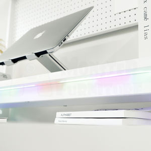 Escritorio para Juegos Monster Pro Blanco Extra Grande con Alfombrilla de Ratón Antideslizante de Cobertura Total - Product Image 6