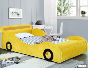 Excellent <span class=keywords><strong>lit</strong></span> d'enfant en cuir PU en forme de S avec couleur assortie au <span class=keywords><strong>noir</strong></span> <span class=keywords><strong>et</strong></span> au <span class=keywords><strong>rouge</strong></span> pour prix d'usine - Product Image 5