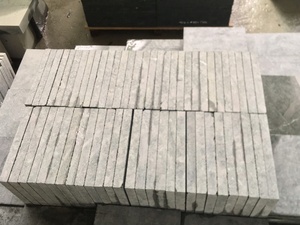 Antique <b>Pavers</b> in Mossy Green Customized Rare Jade Tiles with Flamed Finish for Exterior Application - Product Image 6