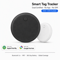 Traceur intelligent anti-perte certifié Apple Find My et Google Find Hub, double certification IP67, autonomie 365 jours, sans application, sans carte SIM, pour clés et bagages