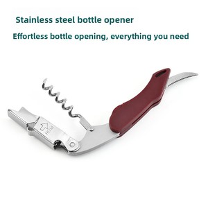Ouvre-bouteille multifonctionnel en acier inoxydable pour vin et bière, design créatif, usage domestique, sans impression <span class=keywords><strong>de</strong></span> logo, vente en gros d'usine - Product Image 4